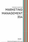 Marketing Management 354 summary