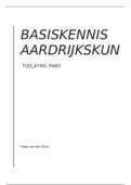 Samenvatting Basiskennis Aardrijkskunde, ISBN: 9789001901134  toelatingstoets pabo