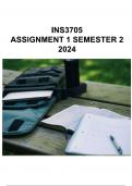 INS3705 Assignment 1 Semester 2 2024 QUALITY ANSWERS