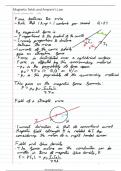 Lecture notes: Electronic and Electrical Systems 1 (ENGI1161): Electromagnetism