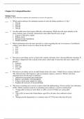 Chapter 23, Urological Disorders