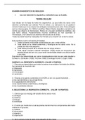 Examen diagnostico de biología