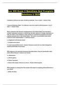 Les 305 Exam 2 Questions And Complete Solutions @ 2024