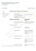  Tina Jones Musculoskeletal Subjective data- shadow health ( GRADED A)