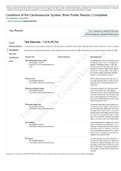 Conditions of the Cardiovascular System Brian Foster Test selection Shadow Health