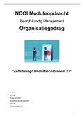 NCOI Module Gedrag in organisaties Bedrijfskundig Management - Zelfsturing van medewerkers. 2020 - eindcijfer 7 