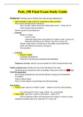 NURS 450 - Peds_OB Final Exam Study Guide.