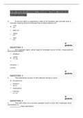 NURS-6501N-43--Module 2 Knowledge Check-- Advanced Pathophysiology