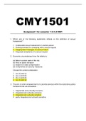 CMY1501 Assignment pack (2021)