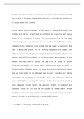 The Role of Mental Health and Social Workers in the Community Mental Health Service Area to Preventing Mental Illness Measures for the effective performance of mental health social workers