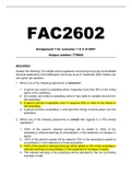 FAC2602 Assignment 1 (2021) Answers