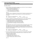 Chapter 49: Endocrine Problems Medical-Surgical Nursing, Questions & answers > Endocrine Problems Lewis: Medical-Surgical Nursing, 10th Edition (answers/ rationales) 2021