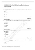 NURS-6501N-43--Module 2 Knowledge Check-- Advanced Pathophysiology