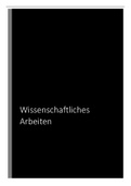 Wissenschaftliches Arbeiten Theorie