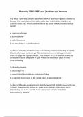 Maternity HESI OB Exam Questions and Answers