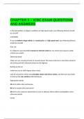 CHAPTER 5 – ICBC EXAM QUESTIONS AND ANSWERS