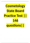 Cosmetology State Board Practice Test ||146 questions|| 