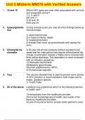  Unit 5 Midterm MN576 with Verified Answers