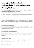 La segunda Revolución Industrial y la consolidación del capitalismo