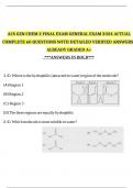 ACS GEN CHEM 2 FINAL EXAM GENERAL EXAM 2024 ACTUAL COMPLETE 60 QUESTIONS WITH DETAILED VERIFIED ANSWERS |ALREADY GRADED A+