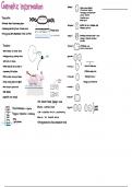 Genetic information a level notes