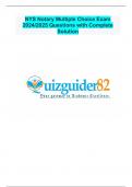 NYS Notary Multiple Choice Exam  2024/2025 Questions with Complete  Solution