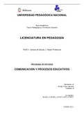 La COMUNICACION Y EL PROCESO EDUCATIVO