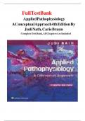 TEST BANK Applied Pathophysiology A Conceptual Approach (4th Ed) by Judi Nath