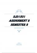 SJD1501 Assignment 2 Semester 2 - DUE 27 August 2024 LATEST