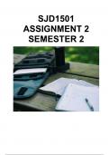 SJD1501 Assignment 2 (QUIZ COMPLETE ANSWERS) Semester 2 2024 (633429) - DUE 27 August 2024