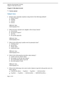 BIOLOGY 206 OpenStax Microbiology Test Bank- Chapter 9: Microbial Metabolism