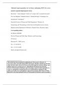 Maternal hyperoxygenation test in fetuses undergoing FETO for severe  isolated congenital diaphragmatic hernia