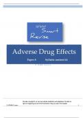 Adverse Drug Reactions Questions & 100% Verified Correct Answers with complete solutions (Latest update 2024 2025