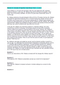 Module 23: Concept of Cognition  Case Study: Parts 1, 2, and 3  Victor Wallace is a 74-year-old Caucasian male who was diagnosed with moderate Alzheimer disease 2 years ago. *Answered step-by-step*