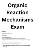 Organic Chemistry exam: Comprehensive Guide to Aromaticity, Electrophilic Substitution, and Reaction Mechanisms for A+ Grades