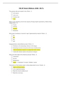 NR507 Week 4 Midterm Exam ( Version 4) / NR 507 Week 4 Midterm Exam ( Newest 2020): Advanced Pathophysiology: Chamberlain College of Nursing | ( 100% Verified Answers