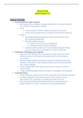 CHD 3243 - Exam 2 Study Guide.