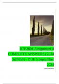 BTE2601 Assignment 4 COMPLETE ANSWERS) 2024 (620050) - DUE 5 September 2024