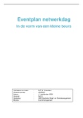 Eventplan Netwerkdag in de vorm van een beurs