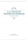 Assessment Houding en handelen / Interveniëren 7,4 behaald 