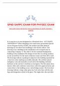 SPēD SAPPC EXAM FOR PHYSEC WITH GUARANTEED ACCURATE ANSWERS |VERIFIED