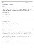 High-Rise Fire-Safety Inspector Certification Module 4 (Standby Power, Light and Emergency System Sprinkler System OperationsAn emergency generator shall be installed on-site with sufficient fuel for at least eight hours of full demand.) Qs & As!!