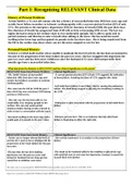 LVN VN39 SKINNY Reasoning case study parts 1 and 2 (answered)/ SKINNY Reasoning JoAnn Smith is a 68-year-old woman who presents to the emergency department (ED).