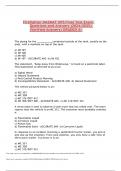 Firefighter HAZMAT OPS Final Test Exam Questions and Answers (2024/2025) (Verified Answers) GRADED A+