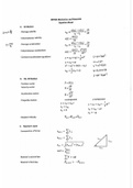 Mechanics and Materials - Equation Sheet