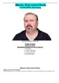 Bipolar Depression/Mania UNFOLDING Reasoning Brenden Manahan, 35 years old| Latest Spring 2021 completed.