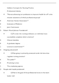 Palm Beach Community College - NUR 1023 Unit 1 Evolve Self-Assessment Answers (Latest 2021) Correct Study Guide, Download to Score A