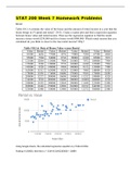 STAT 200 Week 7 Homework Problems / STAT200 Week 7 Homework Problems (V2): Questions & Answers (NEW, 2021)(Verified Answers, Already Graded A)