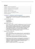 Complete samenvatting sportmanagement H1, 3 t/m 8