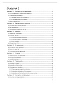 Statistiek 2 samenvatting (statistiek in 20 stappen hoofdstuk 13 t/m 19)